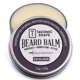 Taconic Shave. Conditioning Beard Balm for Men, Shines, Conditions, Holds & Smooths | All Natural Formulation. 2 Ounce Size (Excalibur)