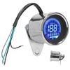 Speedometer 0‑160KM/H LCD Digital LED Speed Gauge for Motorcycle 12V