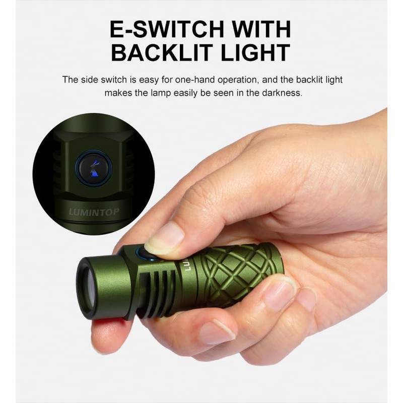 LUMINTOP Thor Mini Rechargeable LEP Flashlight - 350 Lumens, 700