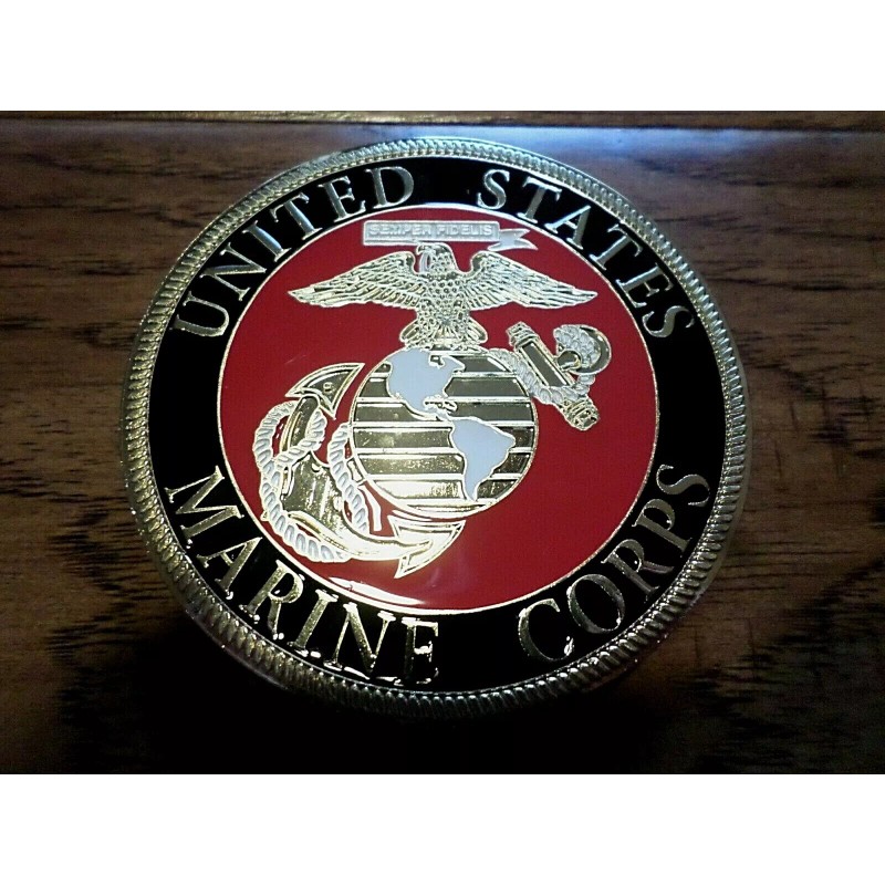 U.S MARINE CORPS EGA USMC AUTOMOBILE GRILL EMBLEM AUTO HOME