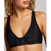 Hunkemöller Luxe Non-Preformed Underwired Bikini Top, nero