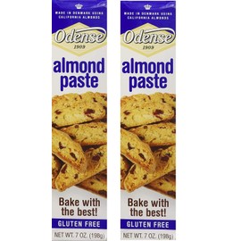 Odense Almond Paste, 7 Ounce Tube Two Pack