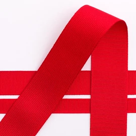 Italian Options Grosgrain Ribbon, 25mm x 10 Metre Roll, Red