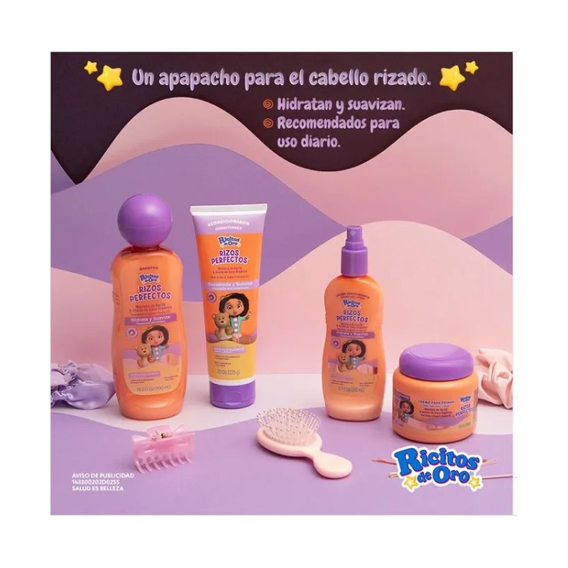 Shampoo/crema Para Peinar/desenrredante - Kit Rizos Perfecto