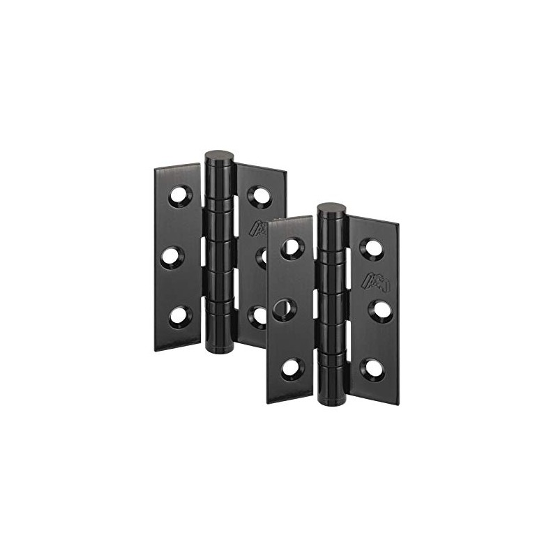 Black Door Hinges 3 Inch 75mm Suitable for Internal Doors