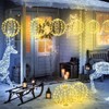 Set of 2 Christmas Hanging Ball Lights - 2 Sizes
