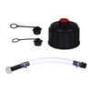 BUGUUYO 1 Set Racing Fuel Filler Hose Cap Kit Gas