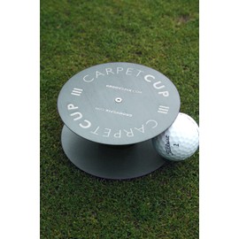 Carpet Cup – Portable practice hole (Gun Metal)