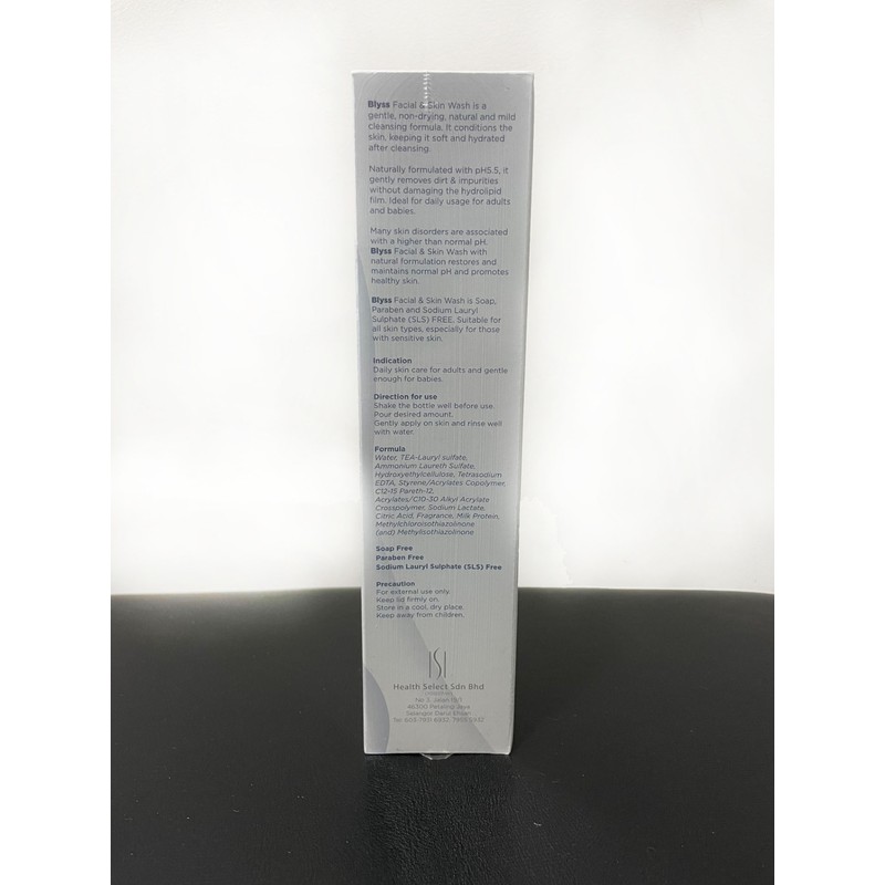 Pure Blyss BLYSS FACIAL & SKIN WASH pH5.5 (300ml) IMPROVED