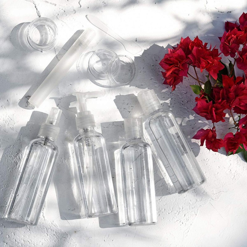 FiveSeasonStuff Travel Bottles 100ml Set 9 Piece (3.5 fl oz)