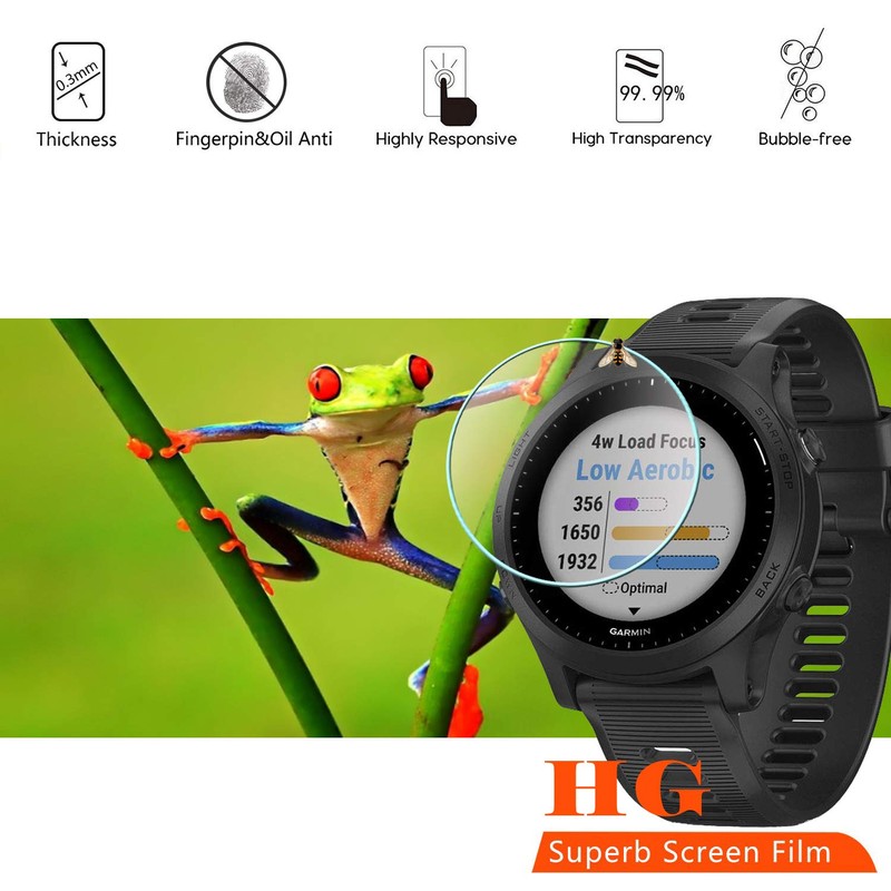 beukei (4 Pack) for Garmin Forerunner 945 Screen Protector Tempered