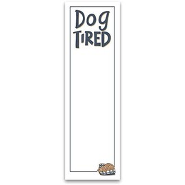 Dog Tired - Magnetic List Notepad - 60 Pages