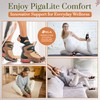 PigaLite Grip Non-Slip Barre, Yoga & Pilates Socks, Toeless Compression