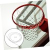 2pcs String Basketball Net, Silver Steel Wire, Ideal for Indoor/Outdoor