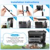 AQQA Aquarium Hang on Back Filter Whisper Fish Tank HOB