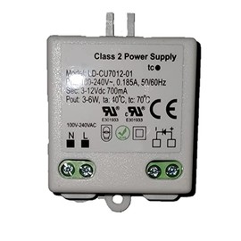 Ironsmith Lighting Products LED Driver Transformer - Efficient 100-240 Volts AC Input, Stable 3-12 Volts DC, 3-6 Watt Constant Current, Class 2 Power Supply - Corded Electric