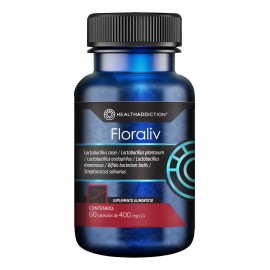 Healthaddiction - Floraliv - Probióticos Para Hígado Y Salud Intestinal - Apoyo Digestivo Y Desintoxicante - 60 Cápsulas De 400 Mg