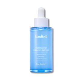 STUDIO17 Waterboost Hyaluronic Acid Ampoule 1.69 fl.oz. Cera-Booster V(Originated from Centella Asiatica) and Birch Juice Included. Super Hydrating Korean Serum for Inner Moisturizing