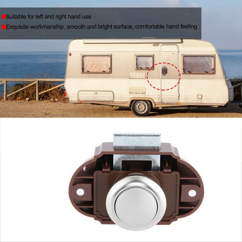 Boat Cabinet Drawer Push Lock Zinc Alloy Handle Button Lock