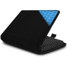 Travel Seat Cushion,Portable Airplane & Stadium Cushion,Gel Grid Design for Comfort, Foldable Cushions for Commute, Airplanes, Camping, Bleachers