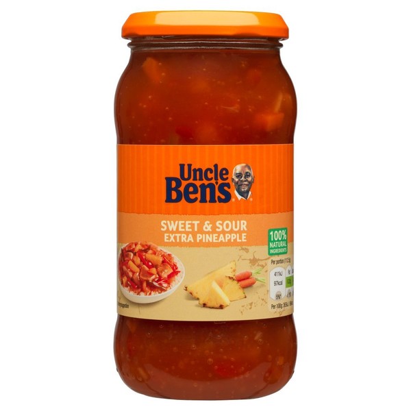 Uncle Bens Sweet & Sour Pineapple (450g x 6 x 1 pack size)