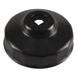 Stens 750-600 Oil Filter Wrench, 76 mm 14 Flute Size, Steel construction for strength, For use with 3/8" drive tool,Black