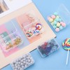 Homiliky 8 Pack Clear Plastic Bead Storage Containers Box with