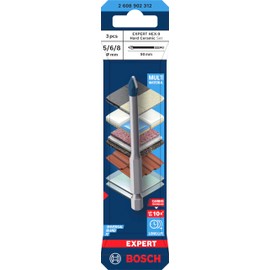 EXPERT HEX-9 Hard Ceramic Drill Bit 3pc set 5/6/8mm