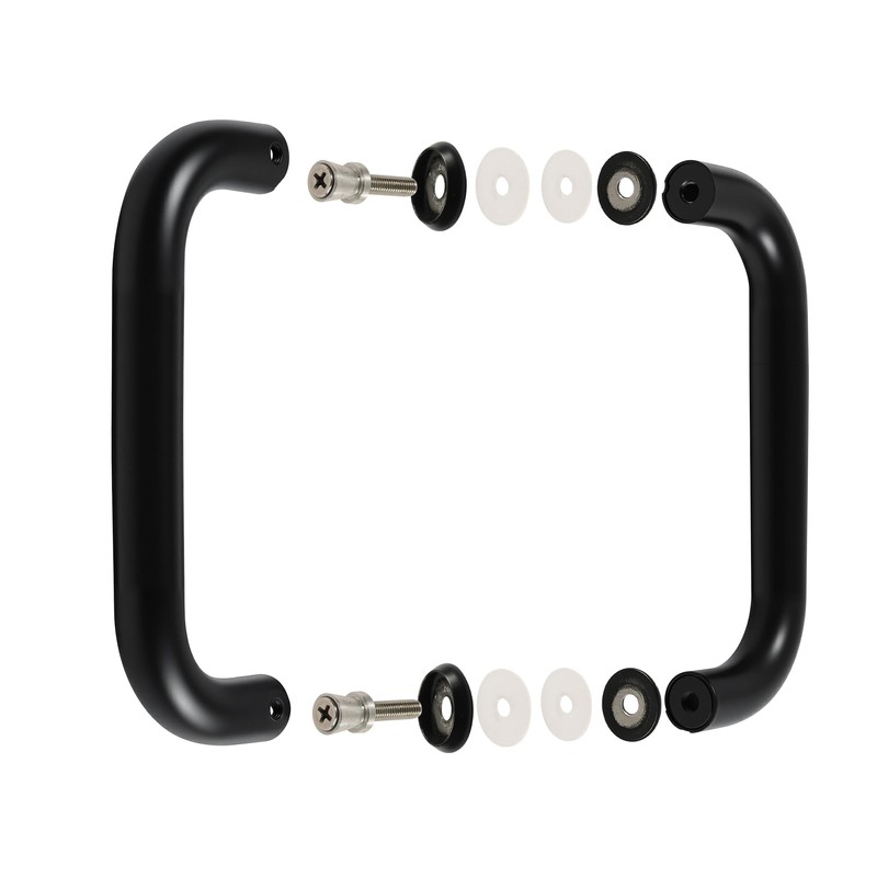 Rackickyer Back to Back Frameless Glass Shower Door Pulls, Fits