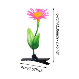 32Pcs Bean Sprout Hair Clips Funny Sprout Clips Random Mixed Styles Plant Grass Flower Butterfly Hairpins Cute Pea Little Grass Barrettes for Women Girls Kids Party Hair Accessories