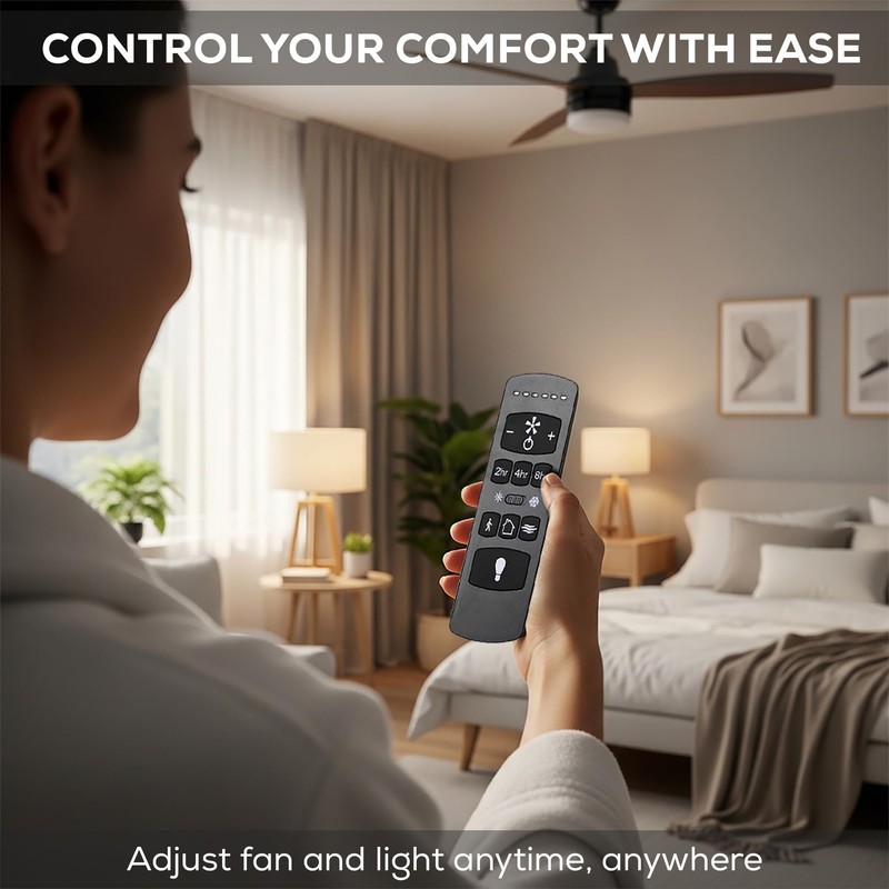 TRD050G1M Ceiling Fan Remote Control TR292A KUJCE10612 2AQZU-18053 for Harbor