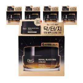 Dr.G 닥터지 로얄 블랙스네일 크림 50ml+15ml 기획세트 5개 Dr.G Royal Black Snail Cream 50ml + 15ml Special Set of 5
