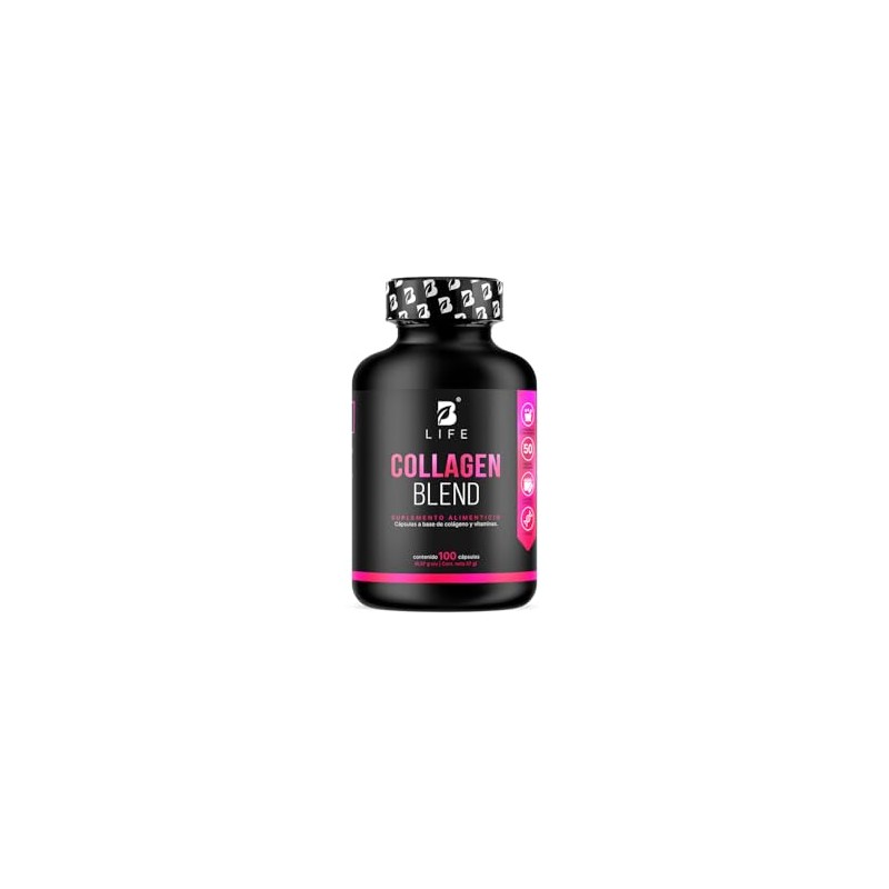 Péptidos Colágeno Hidrolizado 100 Cápsulas Potenciado Biotina Vitamina Piel Cabello