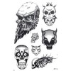 1 Sheet Skull Dead Sensemann Devil Sticker Motorsport Motocross Car