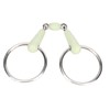 Horse Mouth Bit Stainless Steel Ring Middle Rubber Apple Flavour