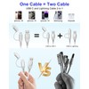 USB to Lightning and USB C Cable 2 in 1
