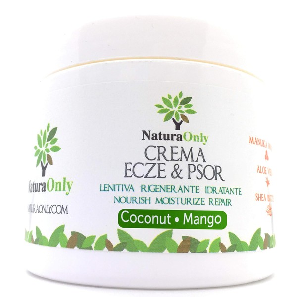 Natura Only-Mango and Coconut Eczema & Psoriasis Cream-Natural and Intensive