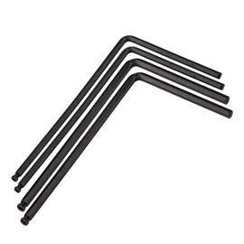 4Pcs Yootones 4mm & 5mm Guitar Truss Rod Wrench, Ball End Allen Wrench Tool for Martin Acoustic Guitar, Truss Rod Adjustment for Deep or Narrow Truss Adjustment(Black)