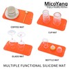 MicoYang Silicone Dish Drying Mat for Multiple Usage,Easy clean,Eco-friendly,Heat-resistant Silicone