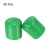 sourcing map 50pcs Rubber End Caps 28mm ID Vinyl Cap