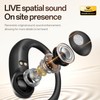 TINGER Open Ear Bluetooth Headphones 5.4 - IPX5 Waterproof Wireless