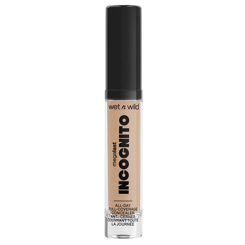 wet n wild, Megalast Incognito Full Coverage Concealer, Seamless, Highly