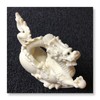 White Tamron Statue,Modern Art Sculpture,Hand Craved Dragon Sculpture,Chinese Zodiac Auspicious