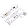 Cable Matters Paquete de 2 placas de pared para cable