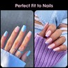 Gellen 504pcs Square Nail Tips Acrylic Full Cover Half Matte