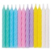 Unique Spiral Party Candles - 2.3" | Assorted Colors |