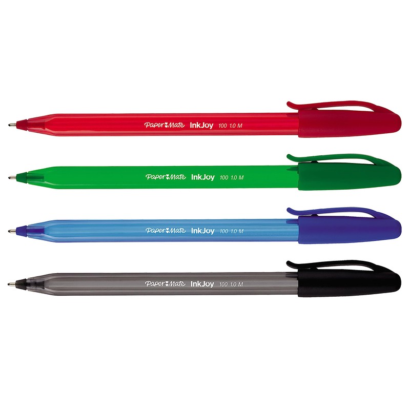 Paper Mate InkJoy 100ST Ballpoint Pens | Fine Point (0.7mm)