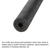sourcing map Foam Tube Sponge Protective Sleeve Heat Preservation Black