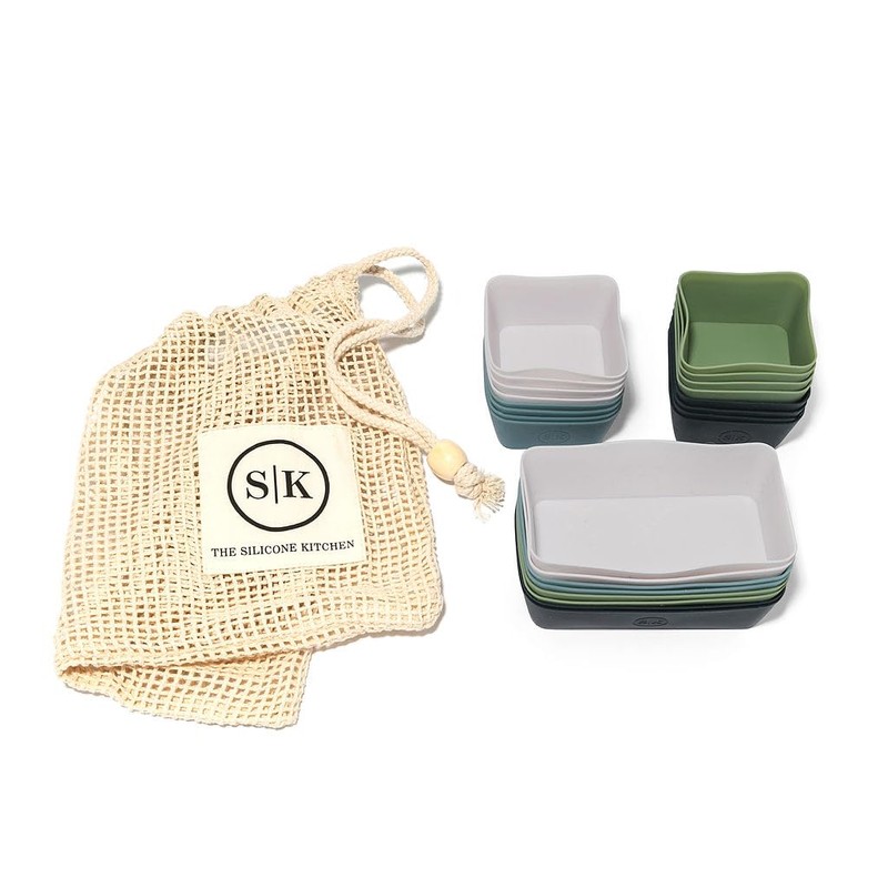 The Silicone Kitchen Reusable Silicone Bento Baking Cup, Non-Toxic, BPA