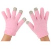 Pink Moisturizing Hand Gloves Touch Screen Prevent Cracked Skin Green
